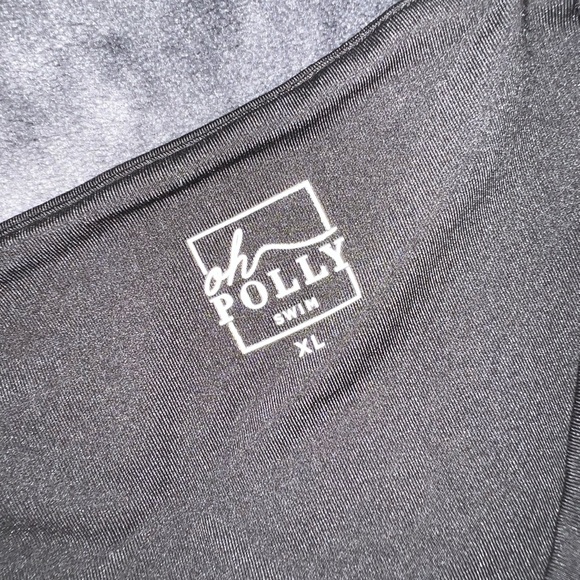 Oh Polly Addictive Ruched Cut Out Underbust Swimsuit in Black Size XL NWT - Picture 16 of 16